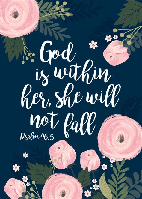 god is within her she will not fall